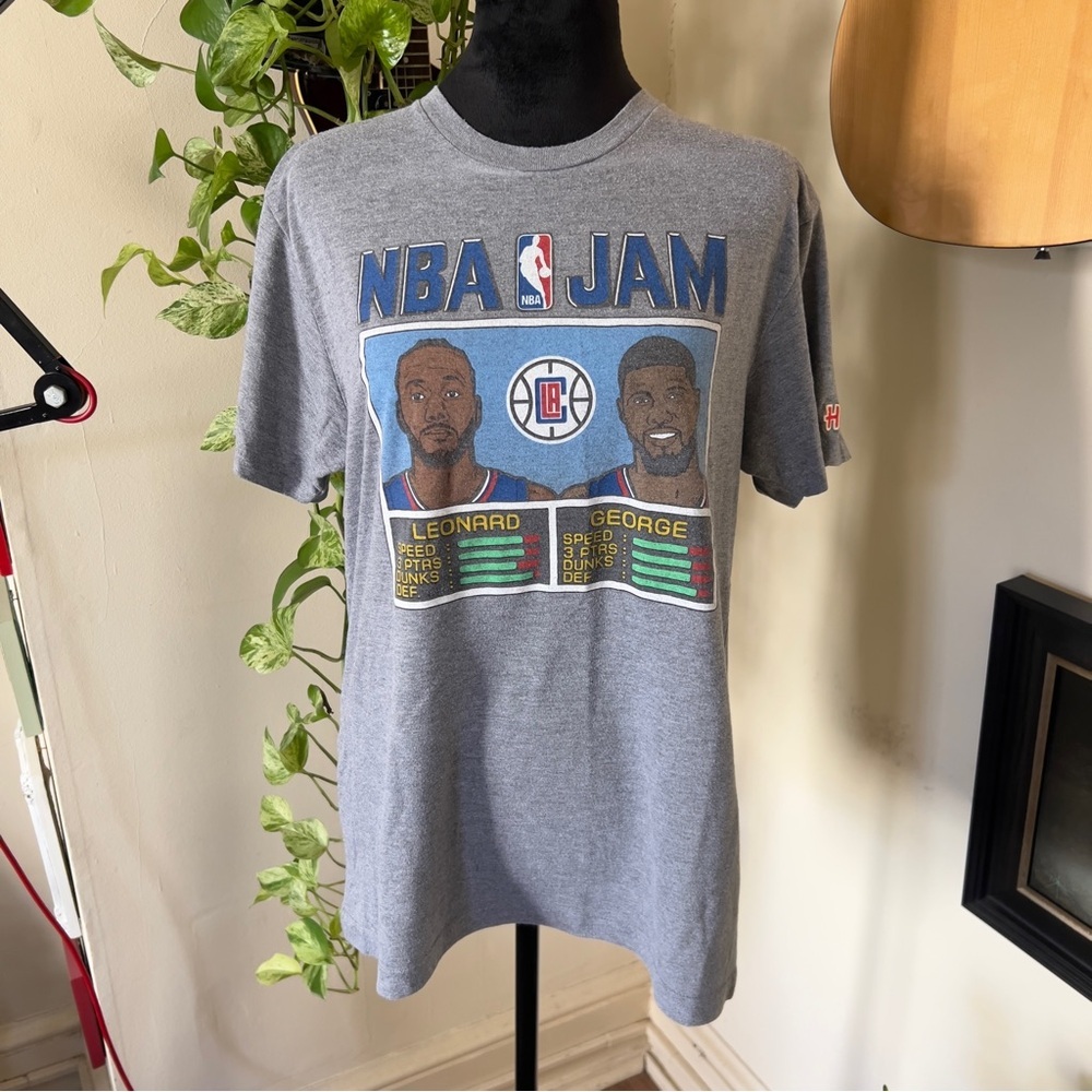 Homage NBA Jam Leonard George Tshirt - Medium - Made In USA